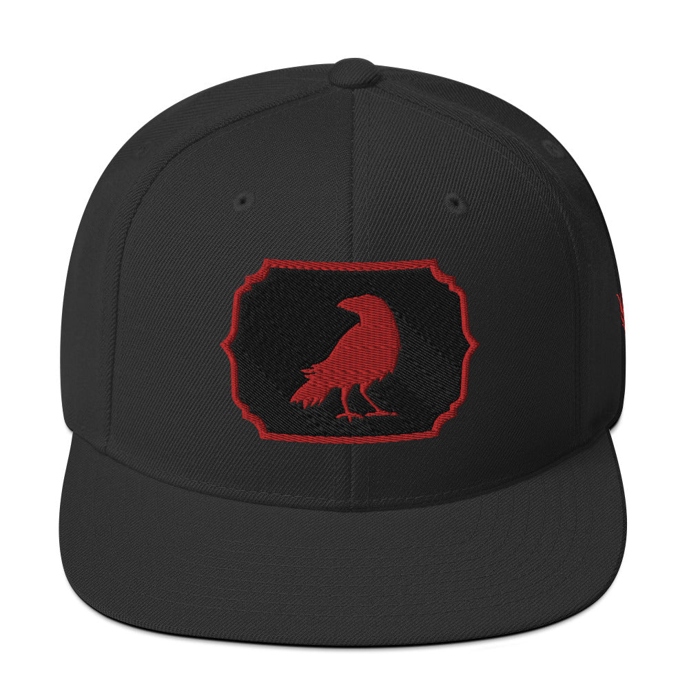 The Crow Red Snapback Hat