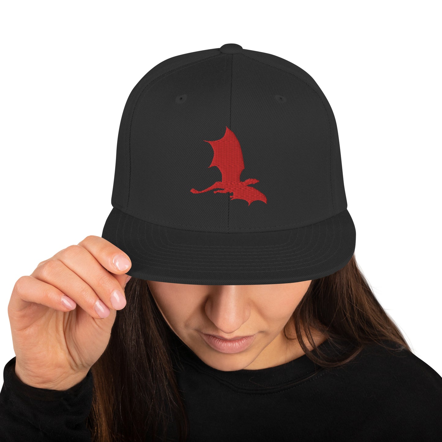 Red Dragon Snapback Hat