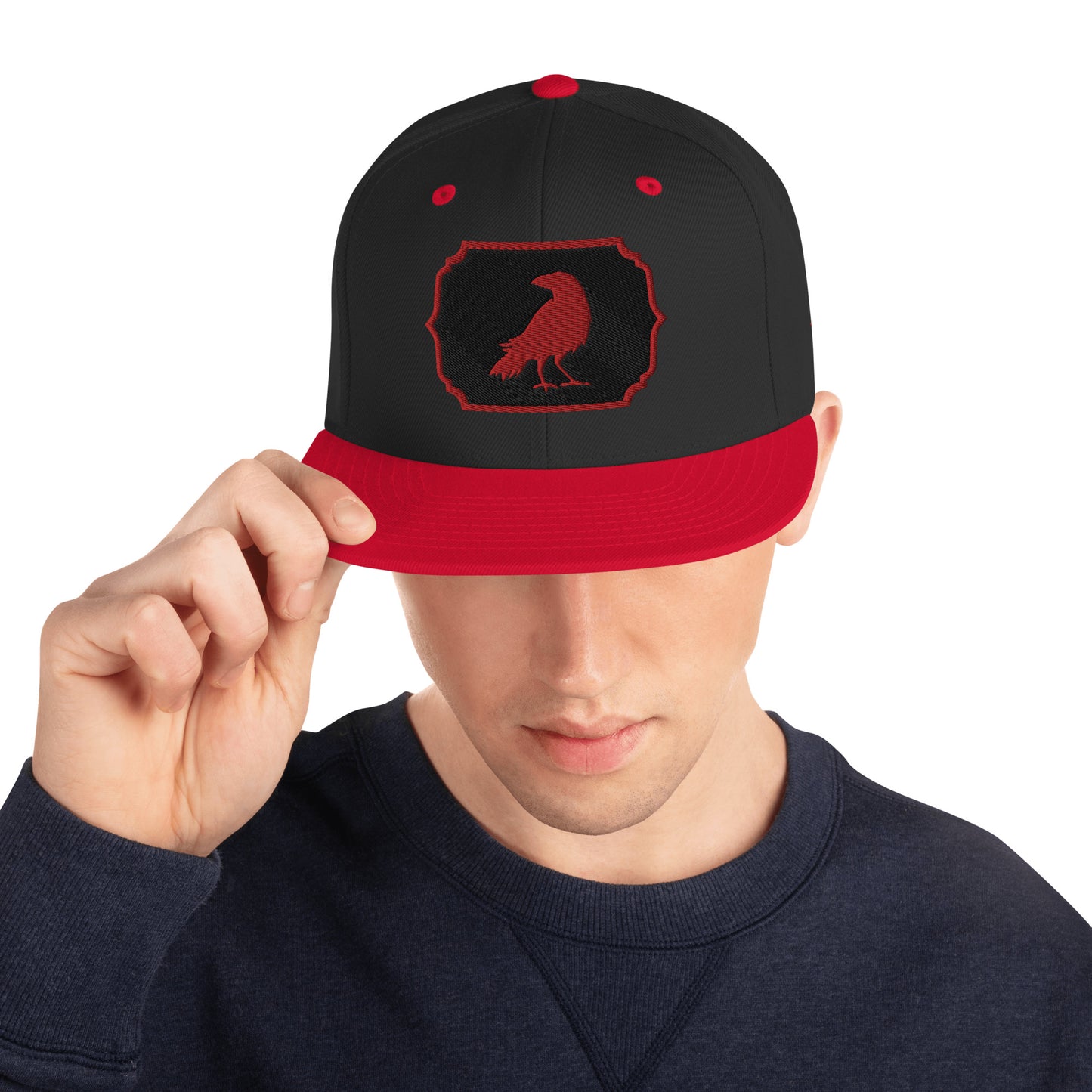 The Crow Red Snapback Hat