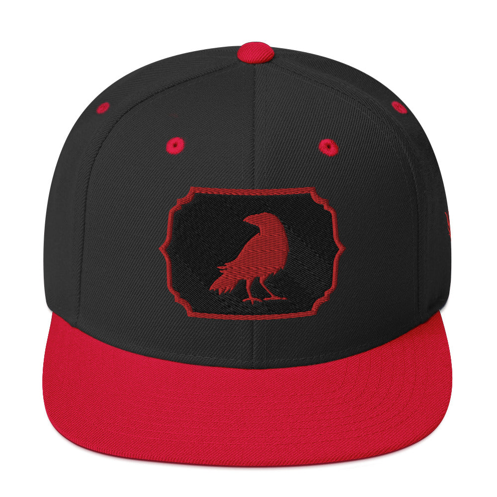 The Crow Red Snapback Hat