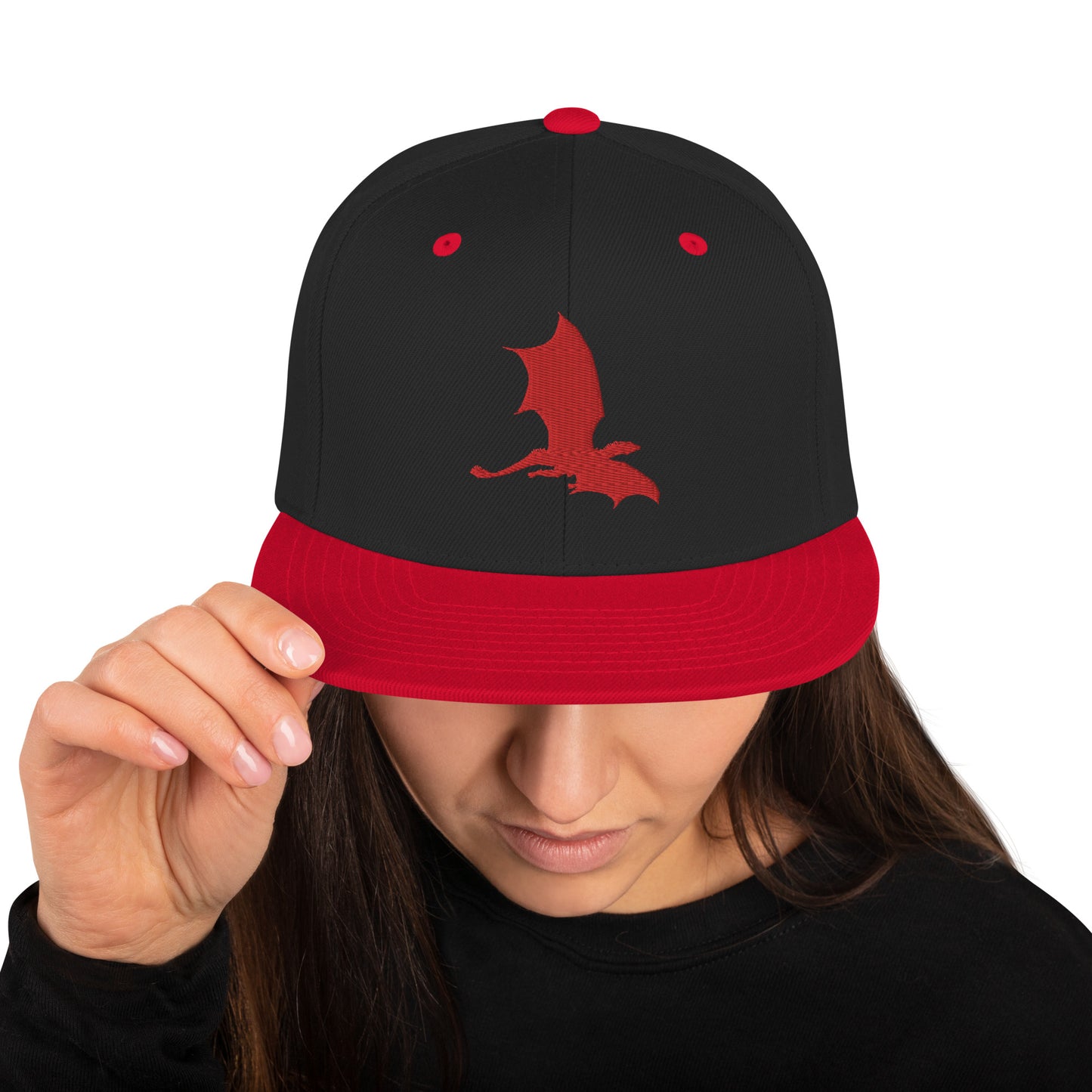 Red Dragon Snapback Hat