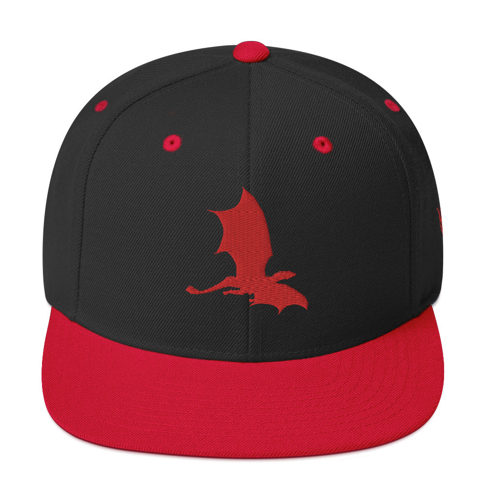 Red Dragon Snapback Hat