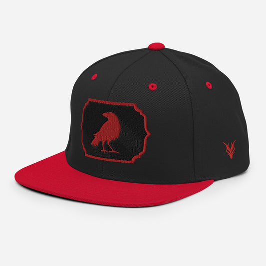 The Crow Red Snapback Hat