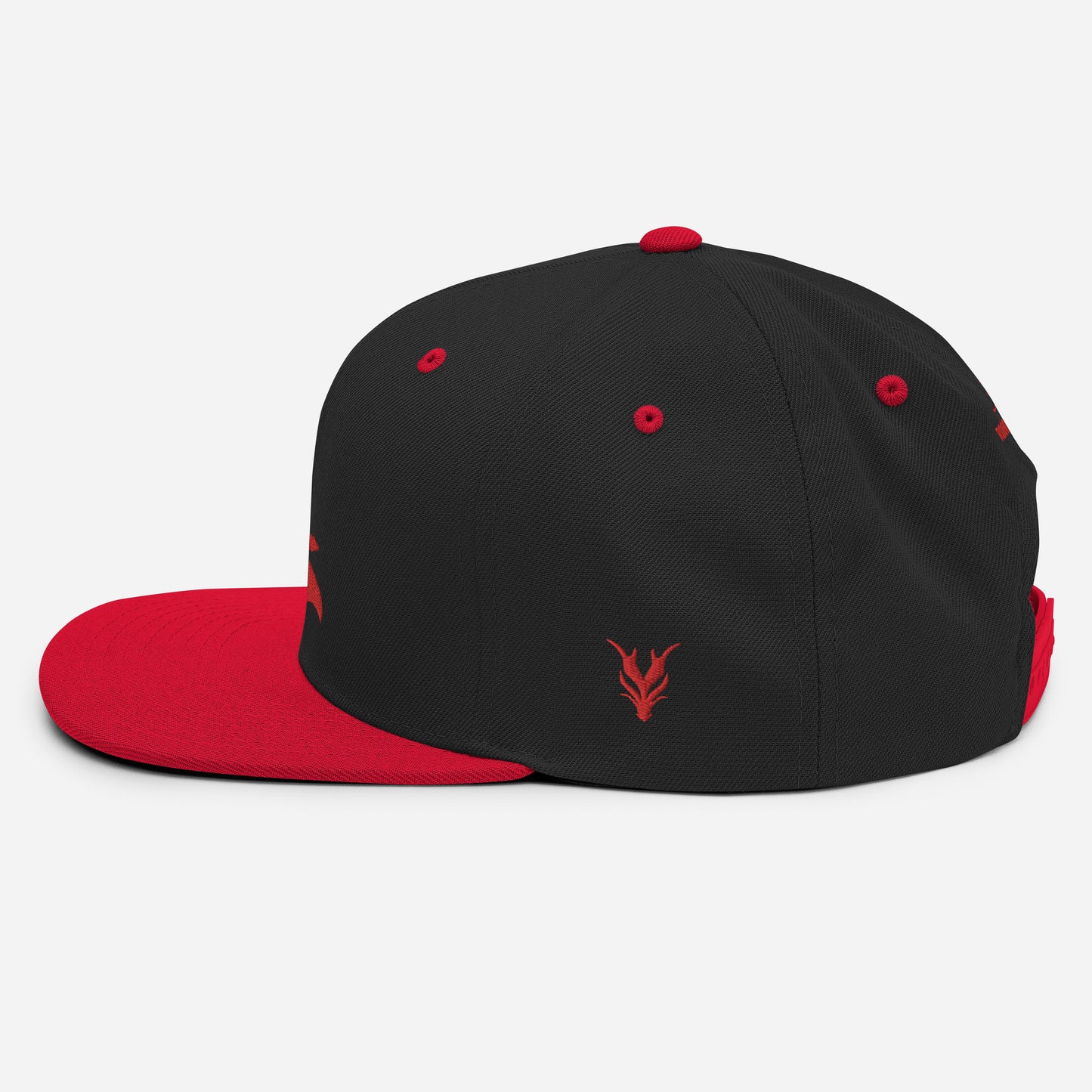 Red Dragon Snapback Hat