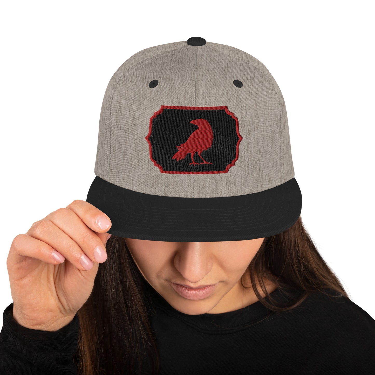 The Crow Red Snapback Hat