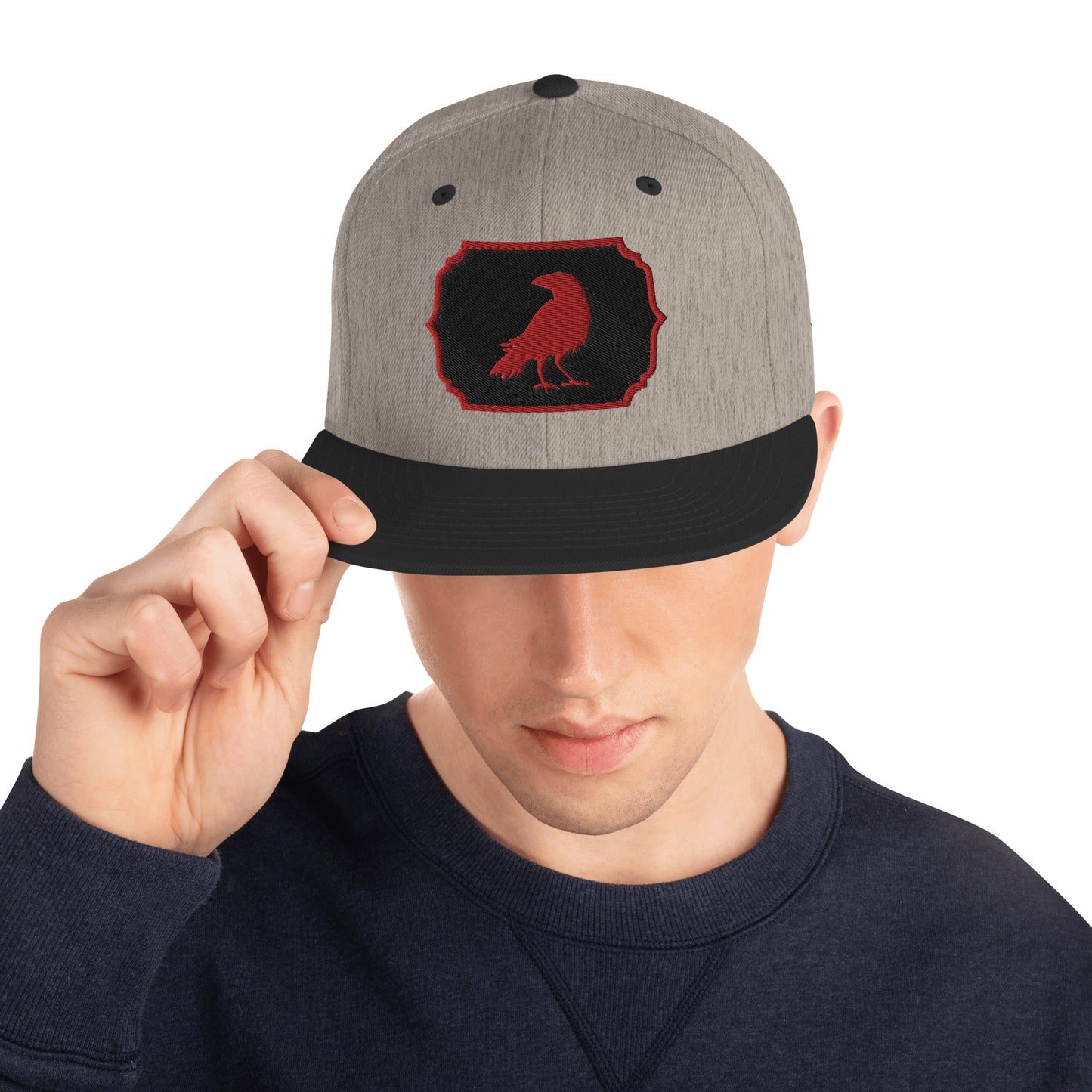 The Crow Red Snapback Hat