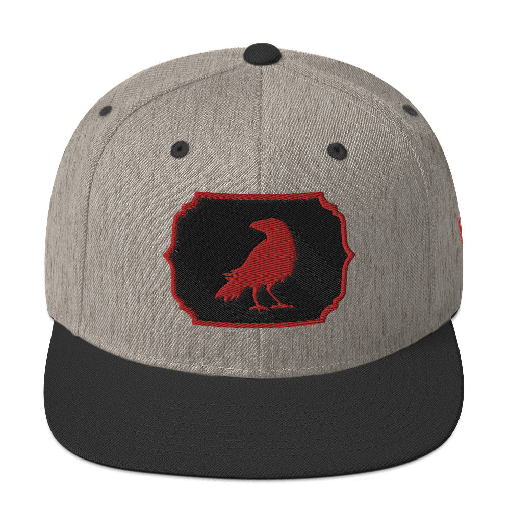 The Crow Red Snapback Hat