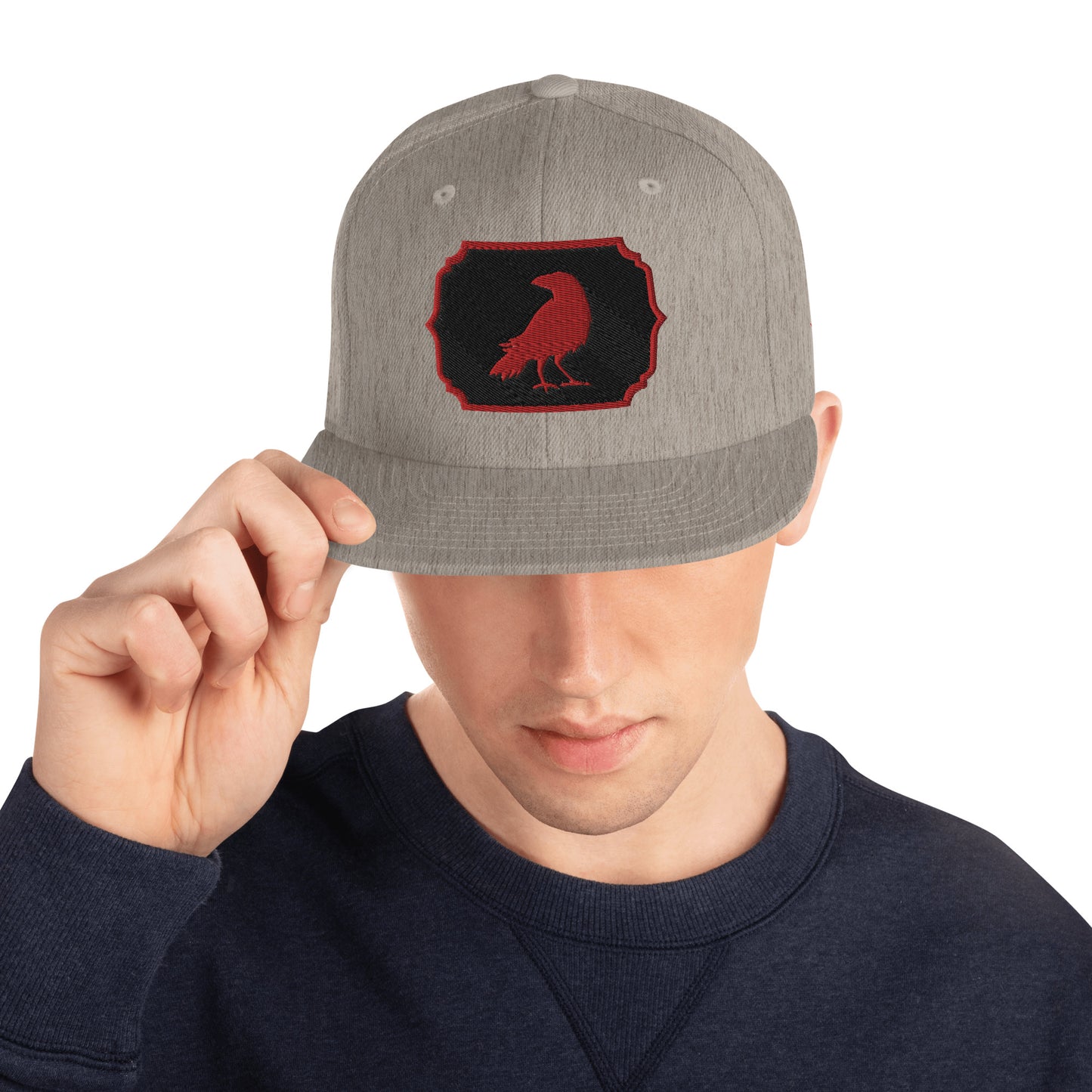 The Crow Red Snapback Hat