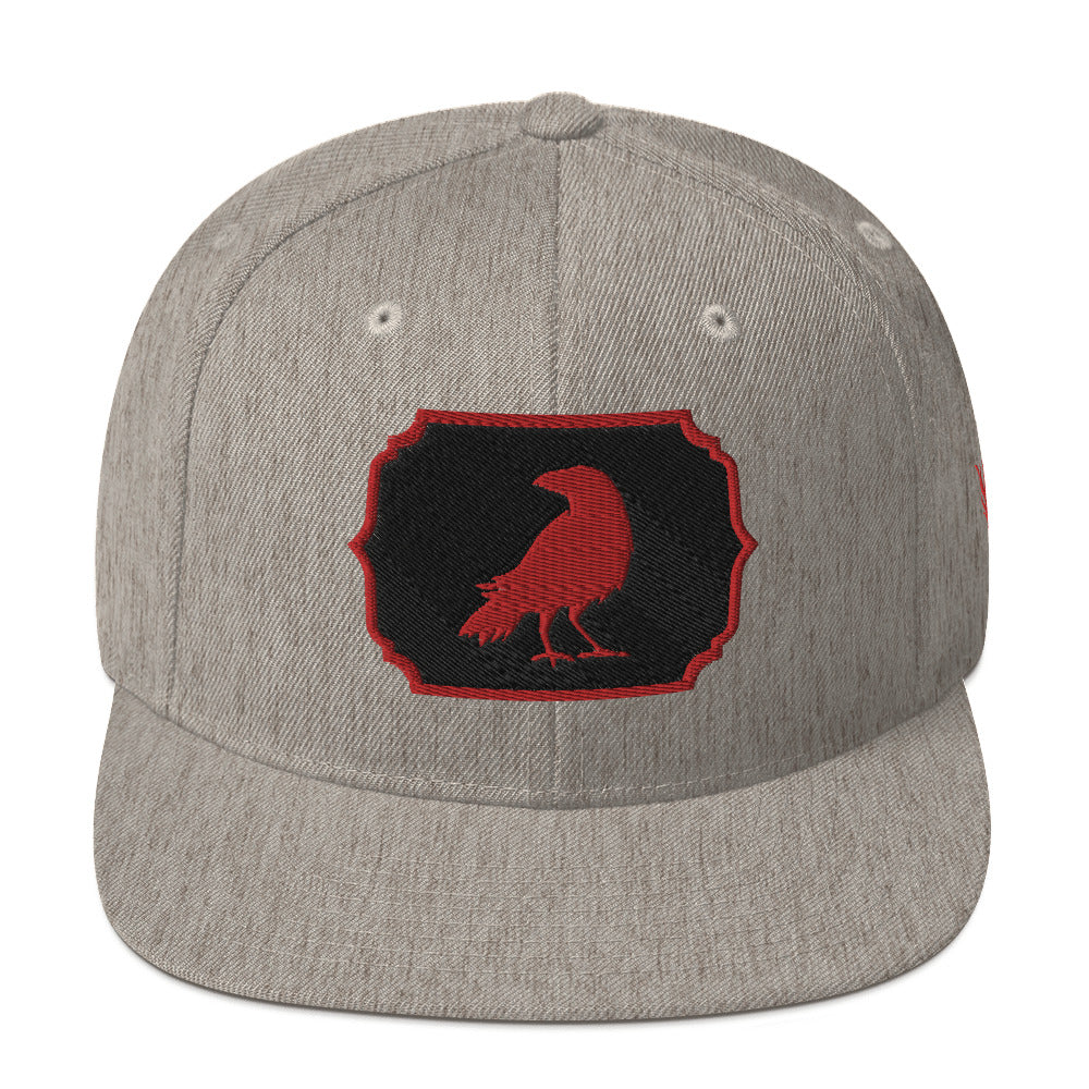 The Crow Red Snapback Hat