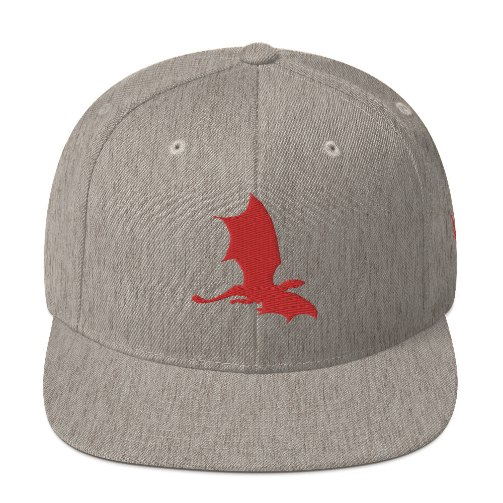 Red Dragon Snapback Hat