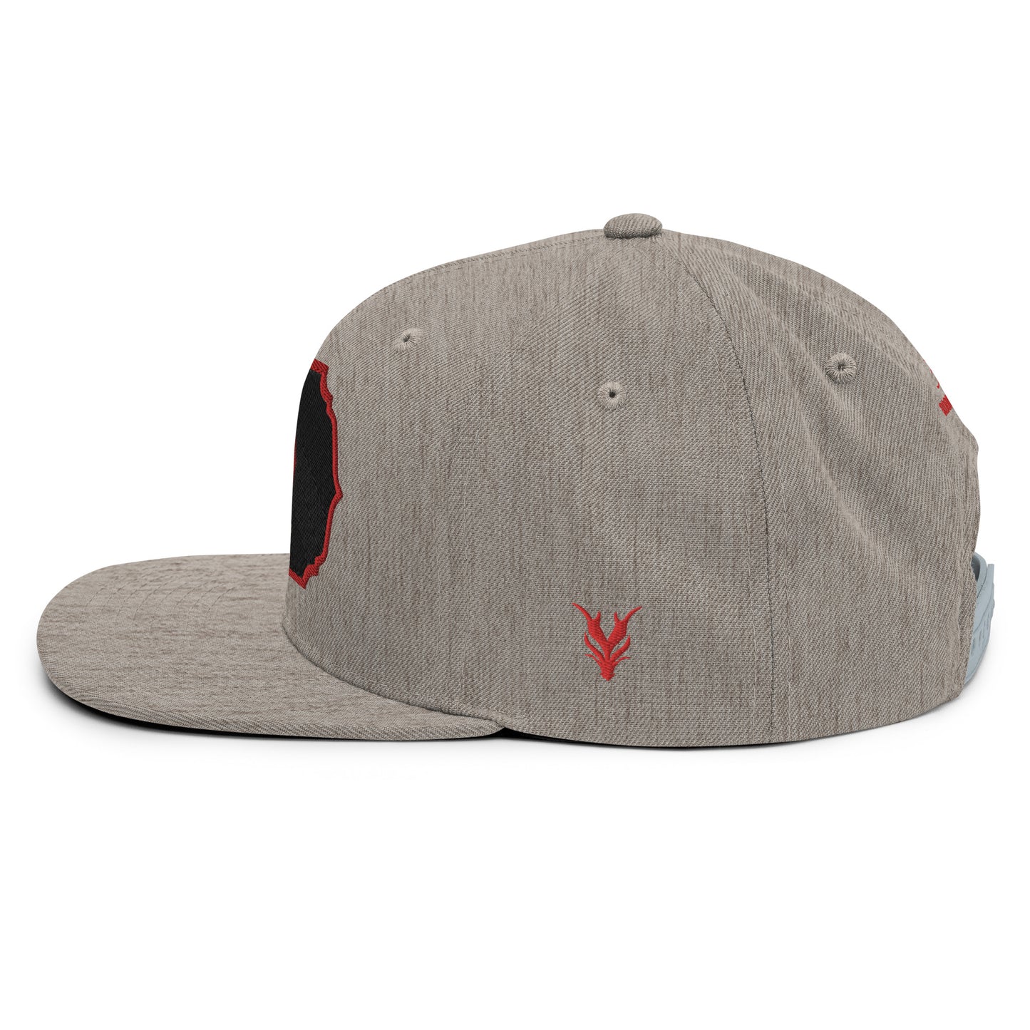 The Crow Red Snapback Hat