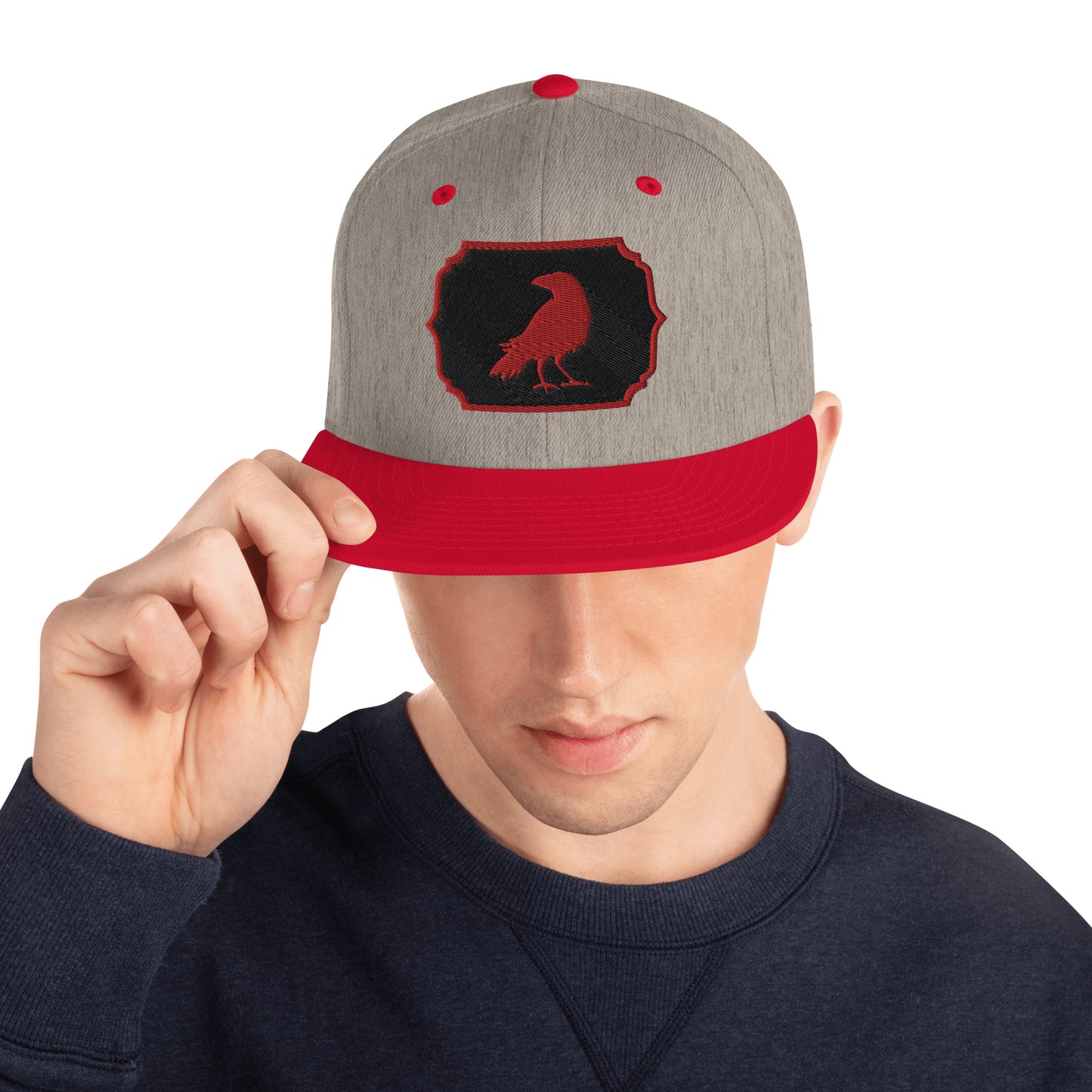 The Crow Red Snapback Hat