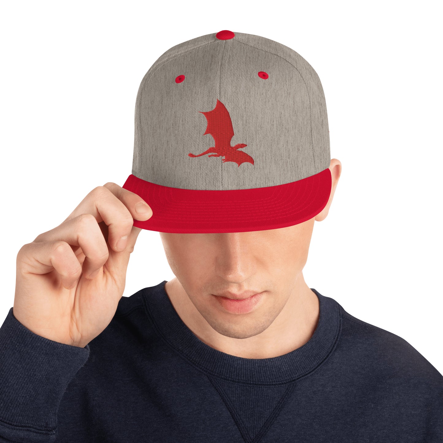 Red Dragon Snapback Hat