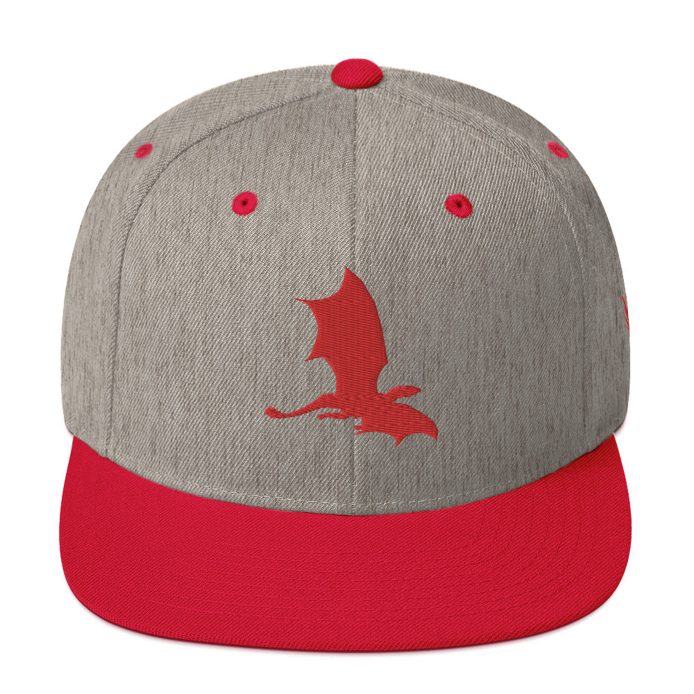 Red Dragon Snapback Hat