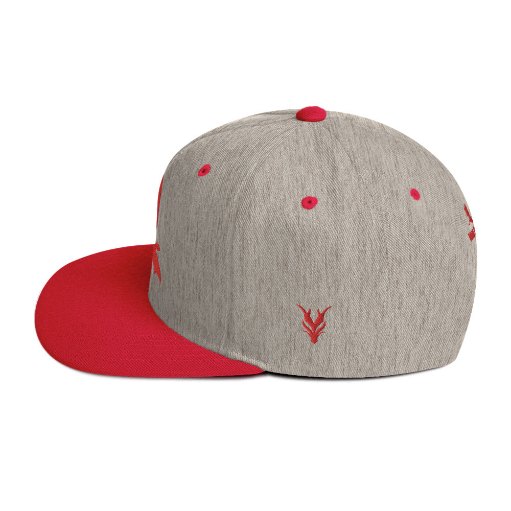 Red Dragon Snapback Hat