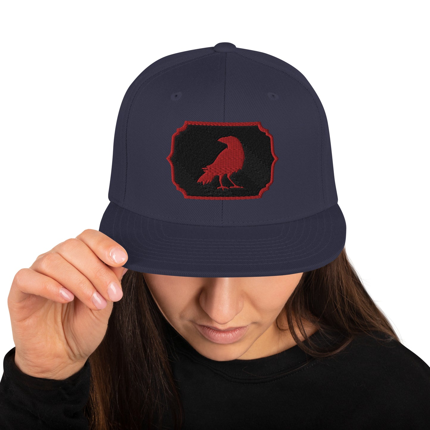 The Crow Red Snapback Hat