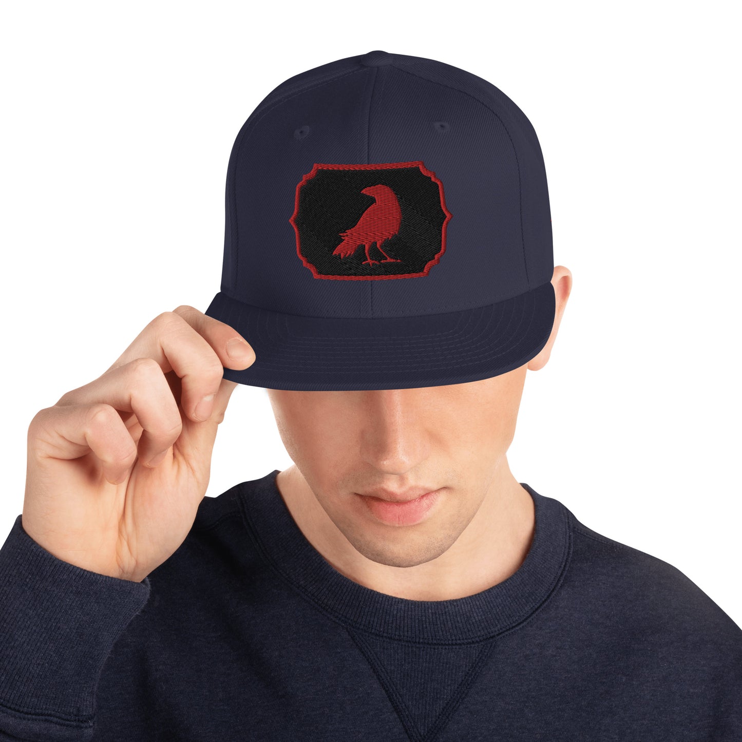 The Crow Red Snapback Hat