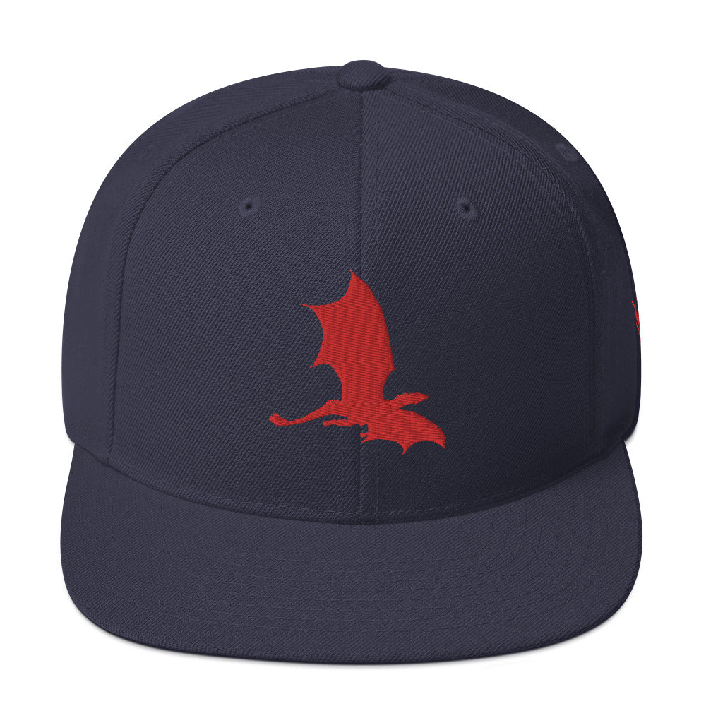 Red Dragon Snapback Hat